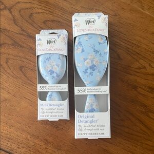 Wet Brush x LoveShackFancy Original& Mini Detangler Hair Brush Everblooming Rose